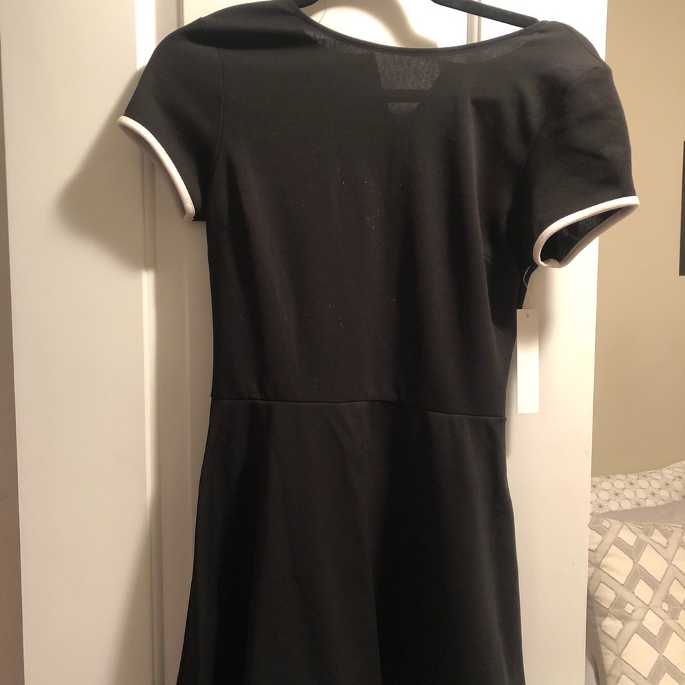 Black and white dress